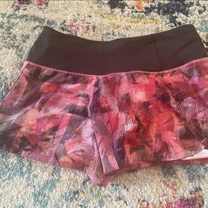 Lululemon Speed Up Mid-rise Lines Women’s Running Short 3 inch